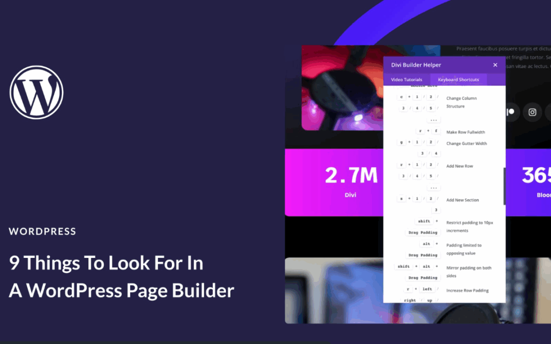 What To Look For In A WordPress Page Builder